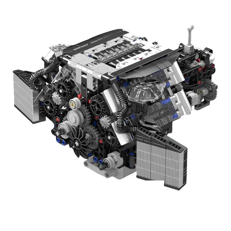 Twin Turbo W12 German Motorizado | 872PCS - imagem principal