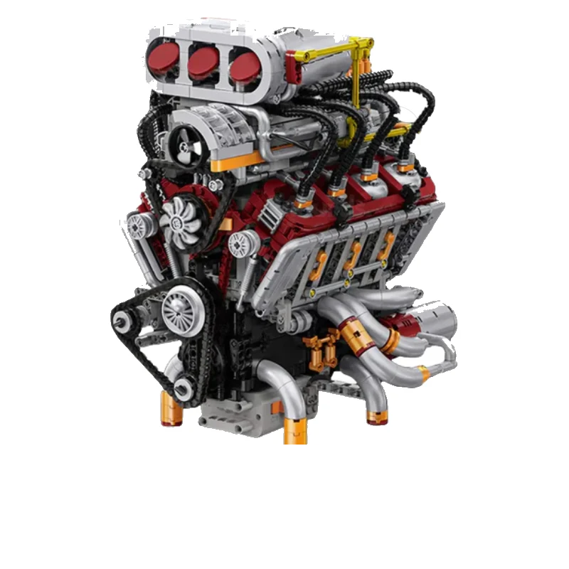 Supercharged V8 American Motorizado | 2348PCS - imagem principal