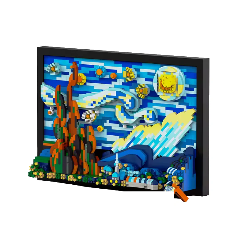 Noite Estrelada Van Gogh | 1731PCS