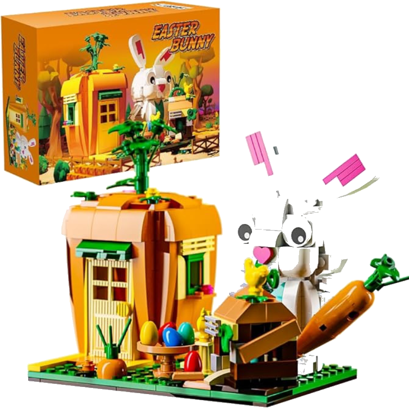 Coelho Casa de Cenoura | 414PCS
