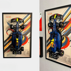 Quadro Fórmula 1 Red Bull RB18 02 | 50x80cm