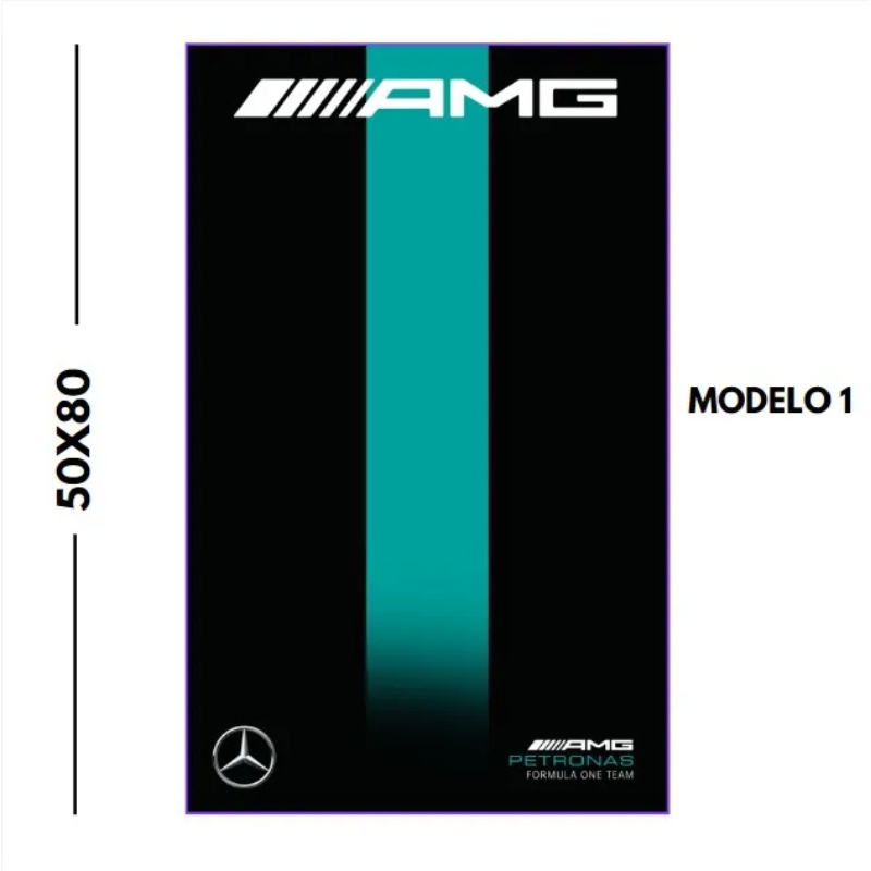 Quadro Fórmula 1 Mercedes AMG | 50x80cm