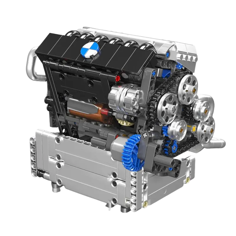 Motor Inline-6 German Motorizado | 744PCS