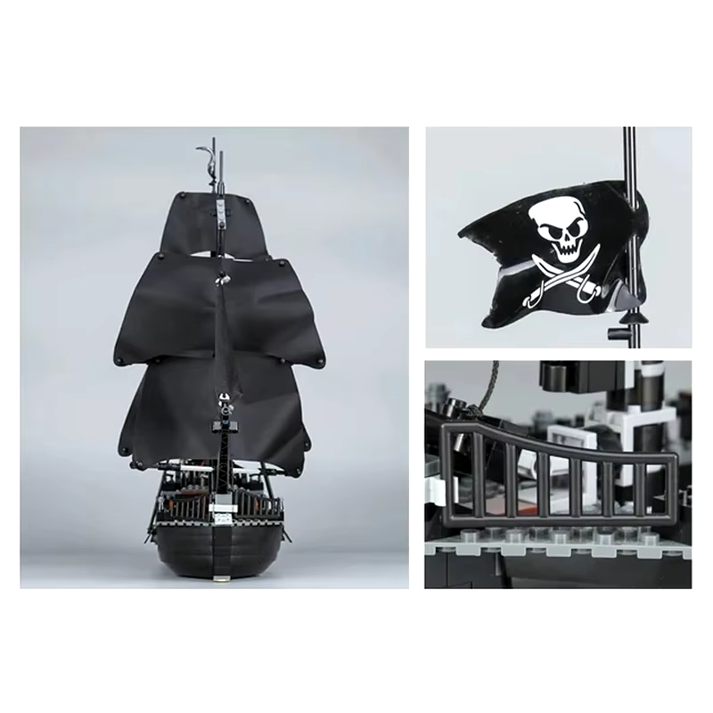 Navio Pérola Negra Piratas do Caribe | 804PCS