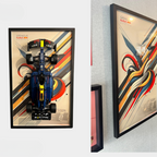 Quadro Fórmula 1 Red Bull RB18 02 | 50x80cm