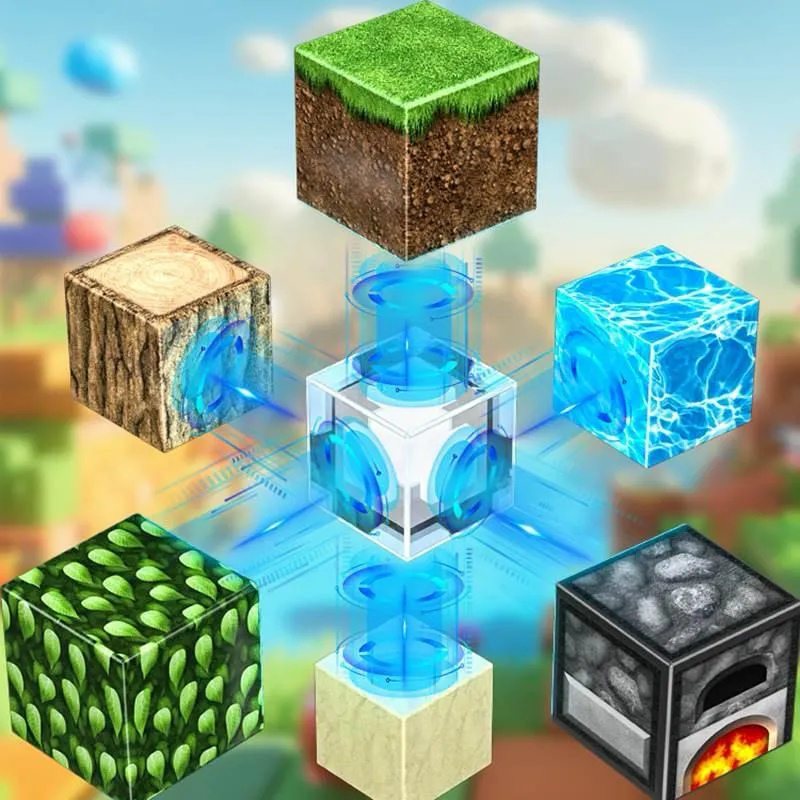 Cerejeira - Blocos Magnéticos Minecraft | 128PCS