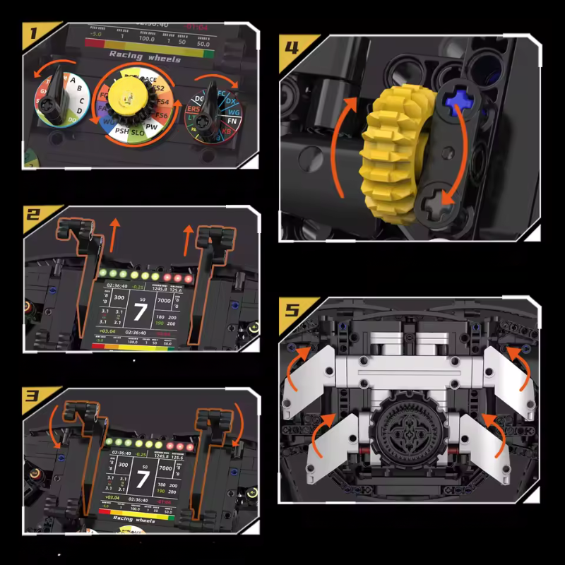 Volante Fórmula 1 | 833PCS